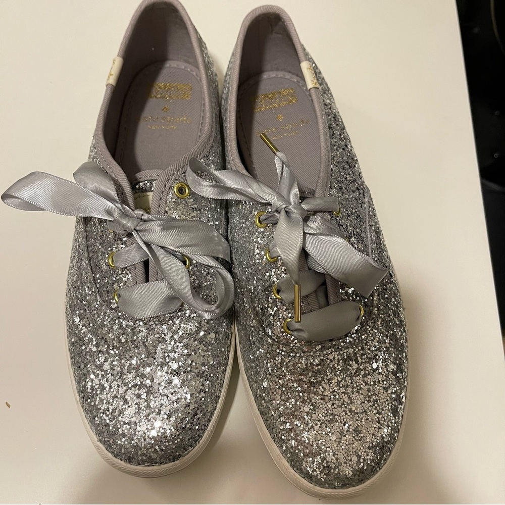 Kate Spade Glitter Keds Sneakers Womens size 6.5